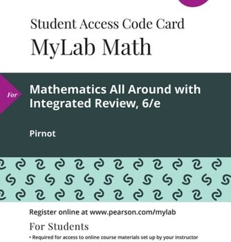 Ebook Mathematics All Around — MyLab Math with Pearson eText with Integrated Review cheap pdf