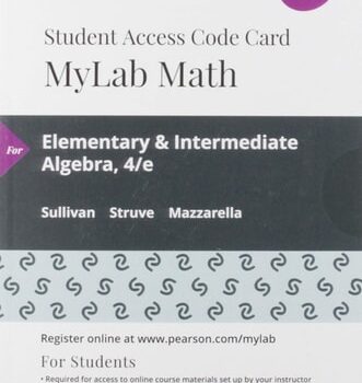 Ebook Elementary & Intermediate Algebra — MyLab Math with Pearson eText Access Code cheap pdf