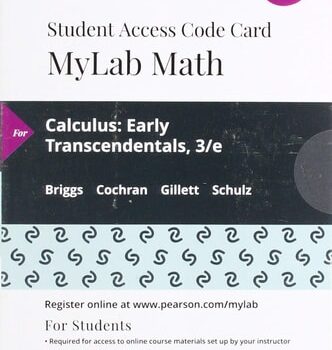 Ebook Calculus: Early Transcendentals — MyLab Math with Pearson eText Access Code cheap pdf