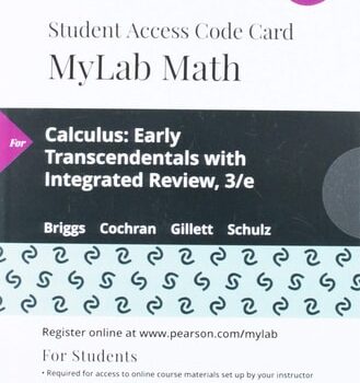 Ebook Calculus: Early Transcendentals with Integrated Review — MyLab Math with Pearson eText Access Code cheap pdf