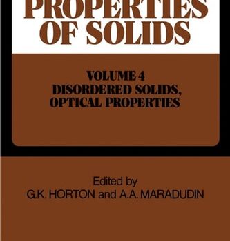 Ebook Dynamical Properties of Solids, Vol. 4: Disordered Solids, Optical Properties cheap pdf