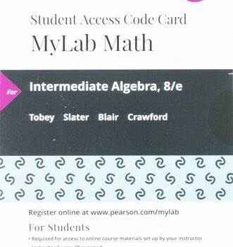 Ebook Intermediate Algebra — MyLab Math with Pearson eText Access Code cheap pdf