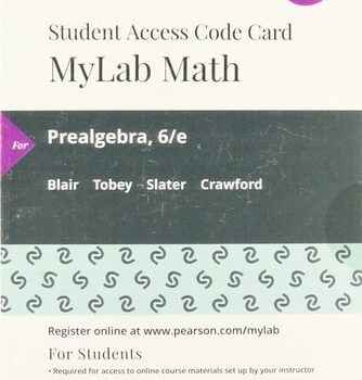 Ebook Prealgebra — MyLab Math with Pearson eText Access Code cheap pdf