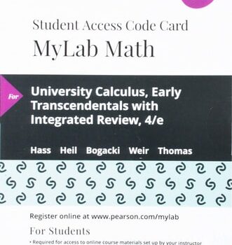 Ebook University Calculus: Early Transcendentals — MyLab Math with Pearson eText Access Code cheap pdf