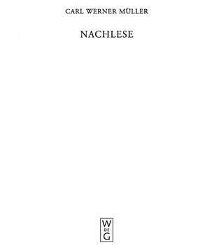 Ebook Nachlese: 267 (Beitrage Zur Altertumskunde) (Beiträge zur Altertumskunde) (German Edition) cheap pdf