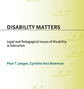 Ebook Disability Matters: Legal and Pedagogical Issues of Disability in Education cheap pdf