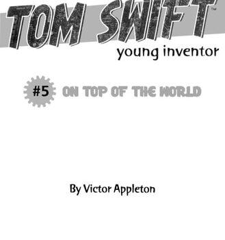 Ebook On Top of the World (Tom Swift, Young Inventor Book 5) cheap pdf