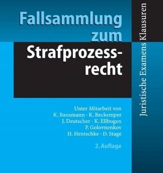 Ebook Fallsammlung zum Strafprozessrecht cheap pdf