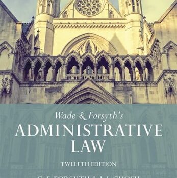Ebook Wade & Forsyth’s Administrative Law cheap pdf