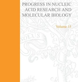 Ebook PROG NUCLEIC ACID RES&MOLECULAR BIO V15, Volume 15 cheap pdf