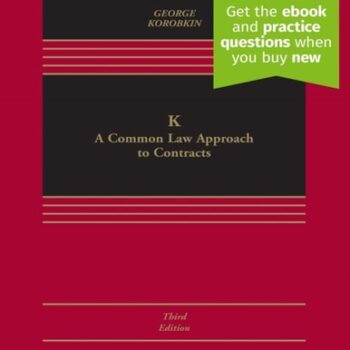 Ebook K: A Common Law Approach to Contracts cheap pdf