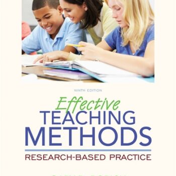 Ebook Effective Teaching Methods cheap pdf