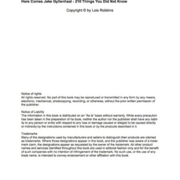 Ebook Here Comes Jake Gyllenhaal – 210 Things You Did Not Know cheap pdf