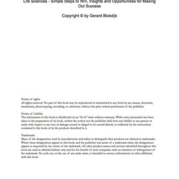 Ebook Life Sciences – Simple Steps to Win, Insights and Opportunities for Maxing Out Success cheap pdf