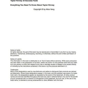 Ebook Taylor Kinney 33 Success Facts – Everything you need to know about Taylor Kinney cheap pdf