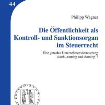 Ebook Die Oeffentlichkeit als Kontroll- und Sanktionsorgan im Steuerrecht cheap pdf