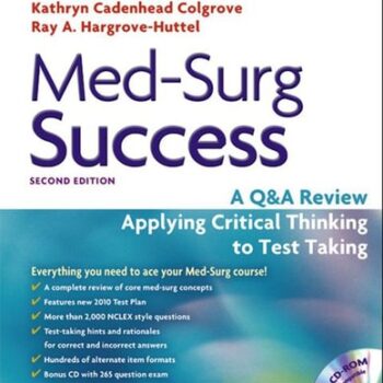 Ebook Med-Surg Success: A Q&A Review Applying Critical Thinking to Test Taking cheap pdf