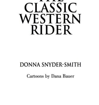 Ebook The Classic Western Rider cheap pdf