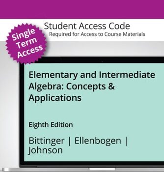 Ebook MyLab Math with Pearson eText (up to 18-weeks) Access Code for Elementary and Intermediate Algebra cheap pdf