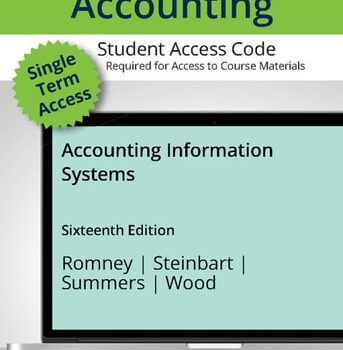 Ebook Accounting Information Systems — MyLab Accounting with Pearson eText Access Code cheap pdf