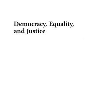 Ebook Democracy, Equality, and Justice: John Adams, Adam Smith, and Political Economy cheap pdf