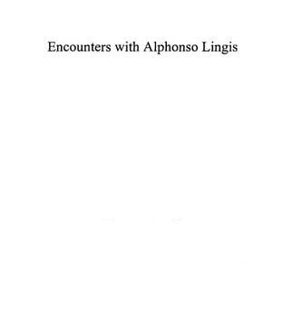 Ebook Encounters with Alphonso Lingis cheap pdf