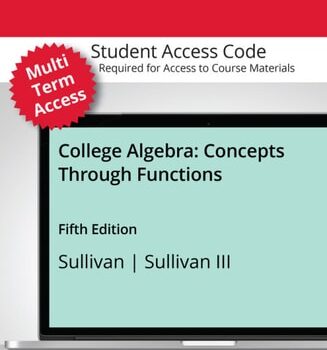 Ebook College Algebra: Concepts Through Functions — MyLab Math with Pearson eText Access Code cheap pdf