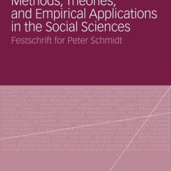 Ebook Methods, Theories, and Empirical Applications in the Social Sciences cheap pdf