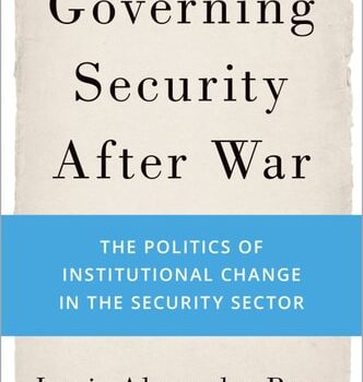 Ebook Governing Security After War: The Politics of Institutional Change in the Security Sector cheap pdf