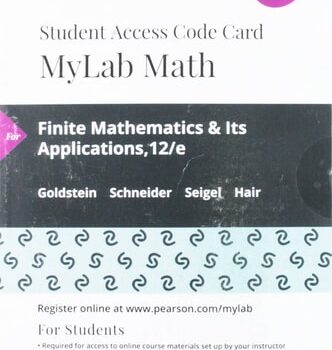Ebook Finite Mathematics & Its Applications — MyLab Math with Pearson eText Access Code cheap pdf