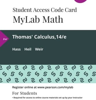 Ebook Thomas’ Calculus — MyLab Math with Pearson eText Access Code cheap pdf