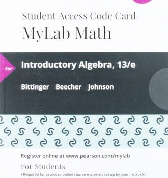 Ebook Introductory Algebra — MyLab Math with Pearson eText Access Code cheap pdf