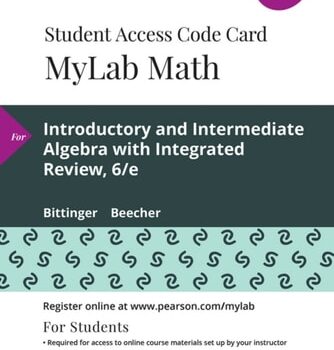 Ebook Introductory and Intermediate Algebra with Integrated Review — MyLab Math with Pearson eText Access Code cheap pdf