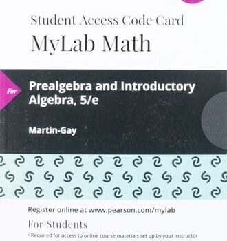 Ebook Prealgebra & Introductory Algebra — MyLab Math with Pearson eText Access Code cheap pdf
